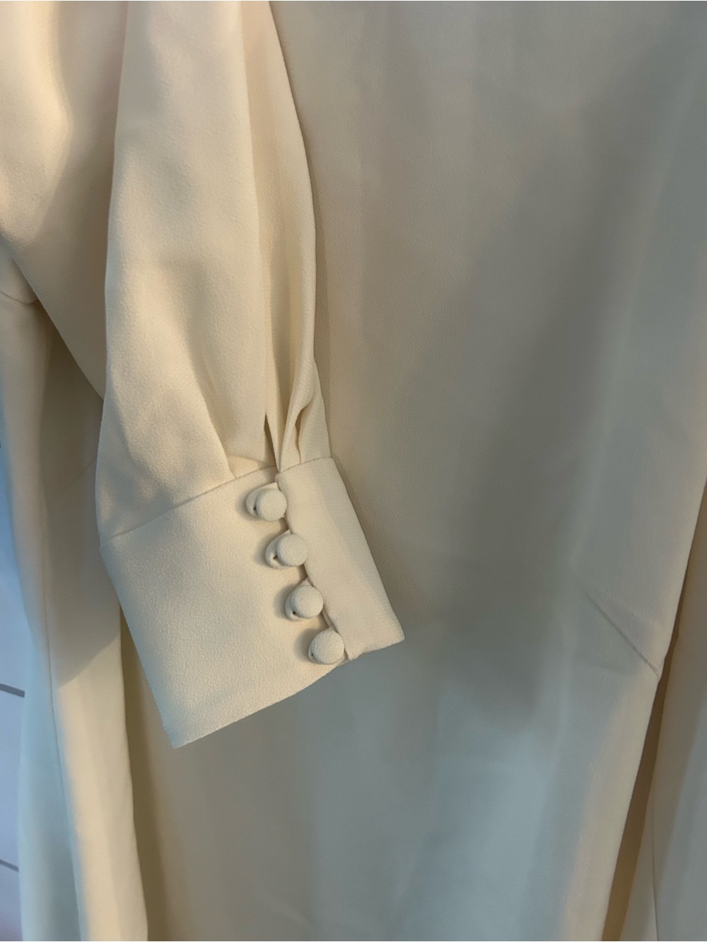 Trina Turk Ivory Square Neck Mini Dress | Size 6 - Picture 8 of 11